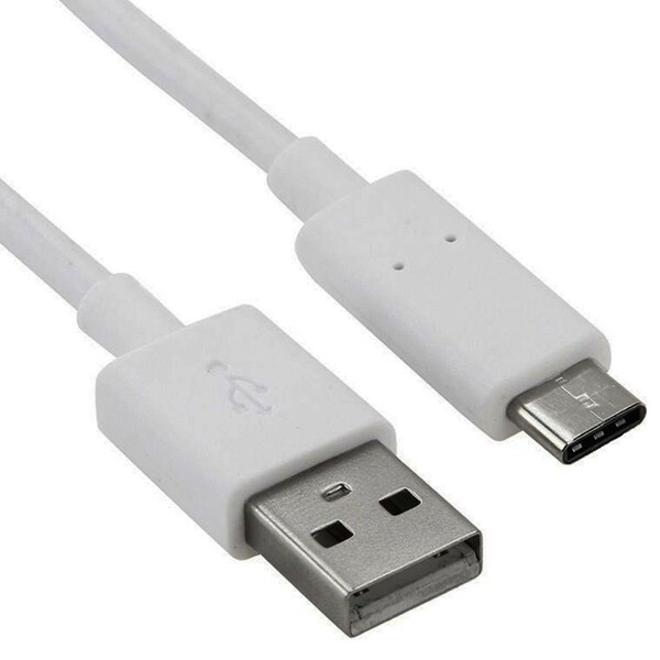 Sanoxy USB Type-C to USB-A 2.0 Male Charger Cable, 6 Feet (1.8 Meters), White SNX-CABLE3 - main