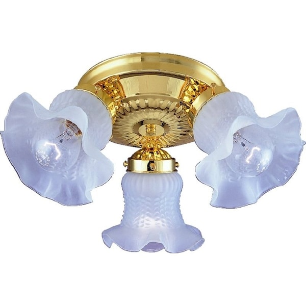Boston Harbor Ceiling Light Fixture, 0.5 A, 120 V, 60 W, 3-Lamp, A19 or CFL Lamp, Metal Fixture F6BB03-22013L - main