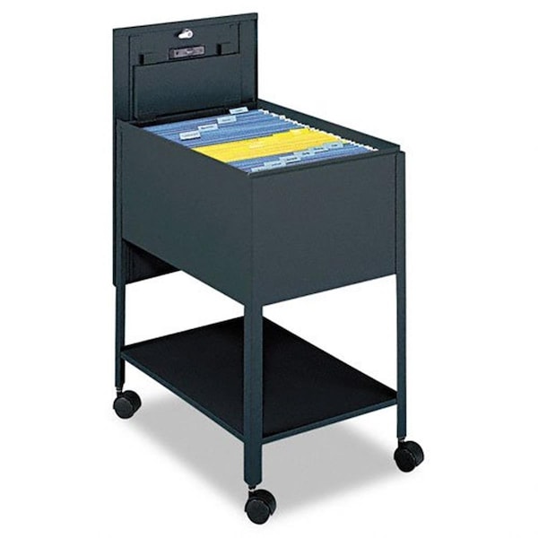 Pinpoint Steel Tub File 24 Inch Legal Size with Lock in Black PI685495 - main