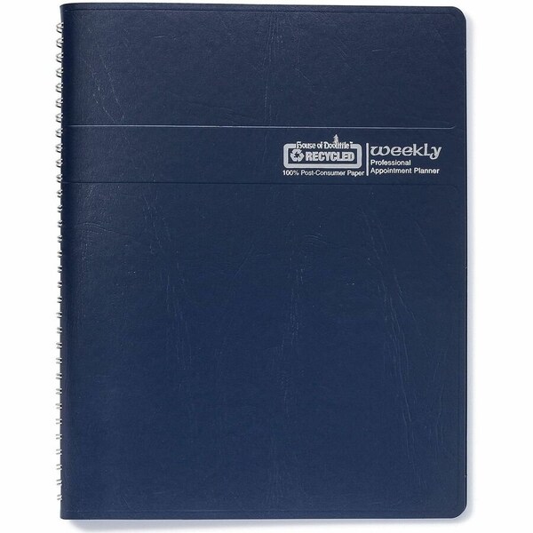 House Of Doolittle Weekly Appointment Planner, 8.5'' x 11'', Blue, 2025 27207 - main