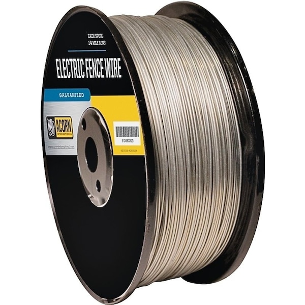 Acorn International Electric Fence Wire, 19 ga Wire, Metal Conductor, 1/4 mile L EFW1914 - main