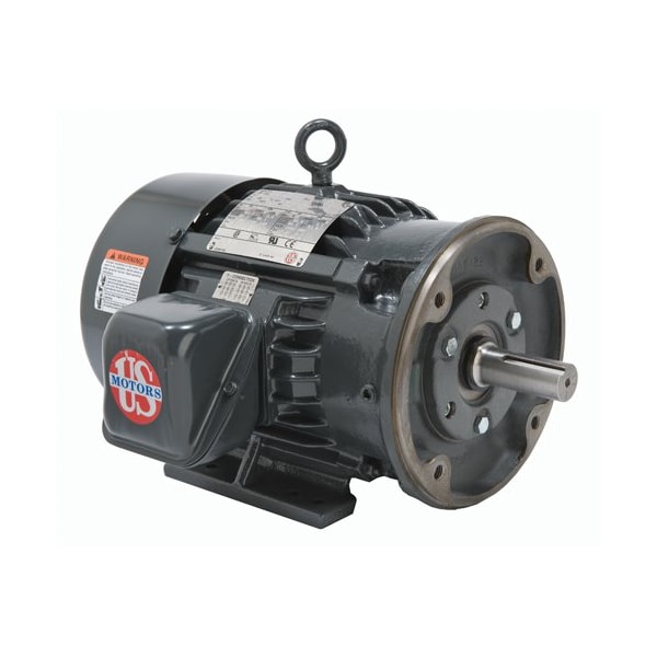 U.S. Motors Three-Phase Motor, 3 HP, 213TC Frame, 190V, 208-230/460V, 380V Voltage, 1,175 Nameplate RPM HD3P3EC - main