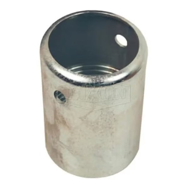 Dixon Holedall Long External Swage Ferrule, 3 ID x 3-57/64 to 4 OD in Nominal, Carbon Steel, Hose End Sty FL48-4 - main