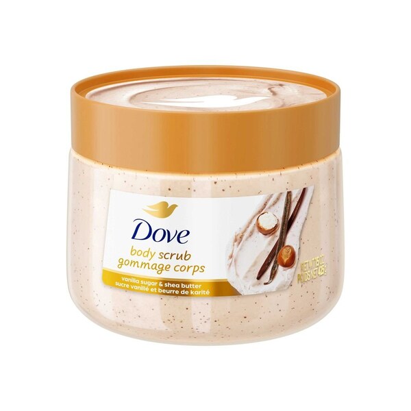 Dove Vanilla Sugar and Shea Butter Body Scrub, 15 Ounce, 12PK 64411076 - main