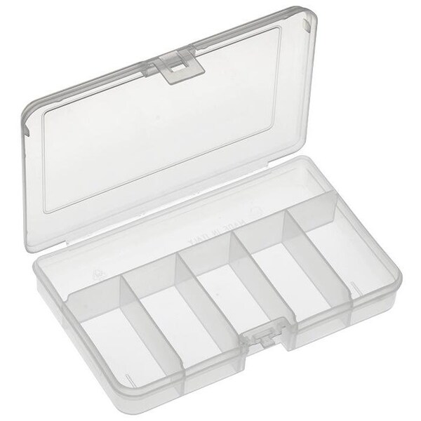 Multicomp Pro Storage Box, 6 Compartment, Transparent, 31mm x 166mm x 112mm 101ATN - main