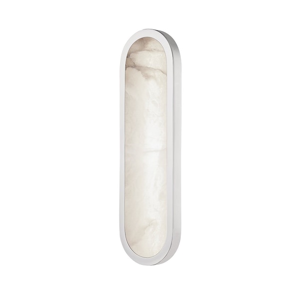 Hudson Valley Lighting Manhasset 1 Light Wall Sconce 18.5 In. Polished Nickel 3318-PN - main