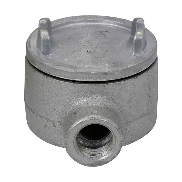 Crouse-Hinds Eaton Crouse-Hinds series Condulet GUA conduit outlet box with cover GUAB36SA - main