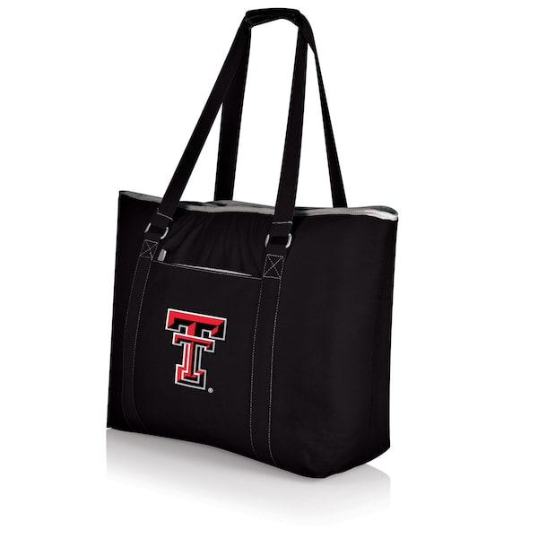 Picnic Time Family Of Brands NCAA Texas Tech Red Raiders Tahoe XL Tote Cooler Bag - Soft Cooler Bag - Picnic Cooler, Black 598-00-175-574-0 - main