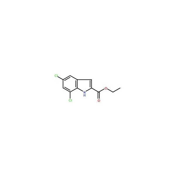 Ak Scientific Ethyl 5, 7-dichloro-1H-indole-2-carboxylate (10g), CAS 4792-70-5 X5298-10g - main