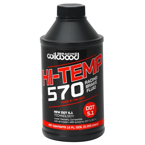 Wilwood Single, 12 oz Bottle, Dry Boiling Point Of 573 Deg F/ Wet Boiling Point Of 313 Deg F 290-0632 - main
