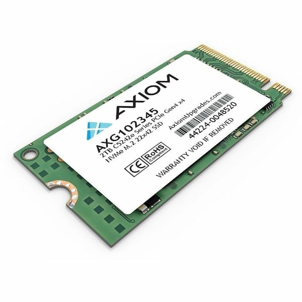 Axiom 2TB C5242E SERIES PCIE GEN4 X4 NVME M.2 22X42 SSD AXG102345 - main