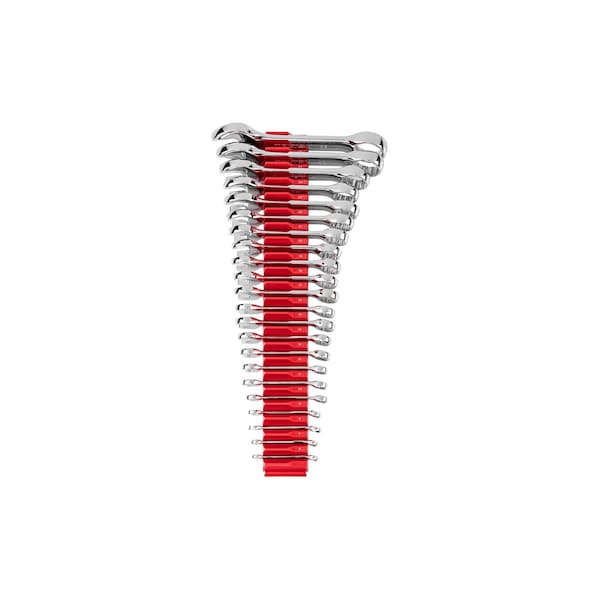 Tekton Stubby Combination Wrench Set with Modular Organizers, 22-Piece (6 - 32 mm, Common Sizes) WCB95405 - main