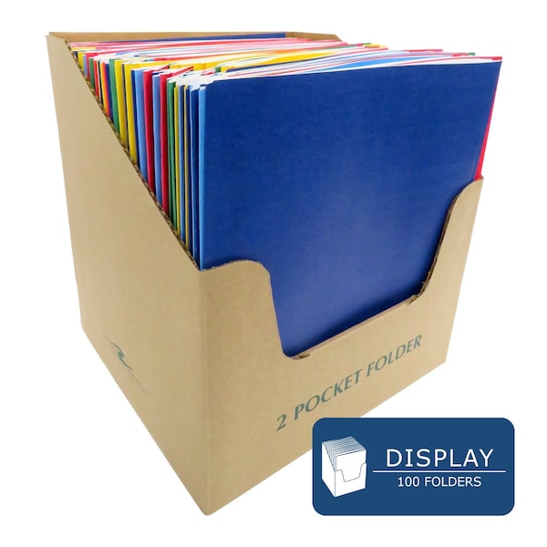Roaring Spring Counter Display 100 Pocket Folder, PK100 54200CS - main