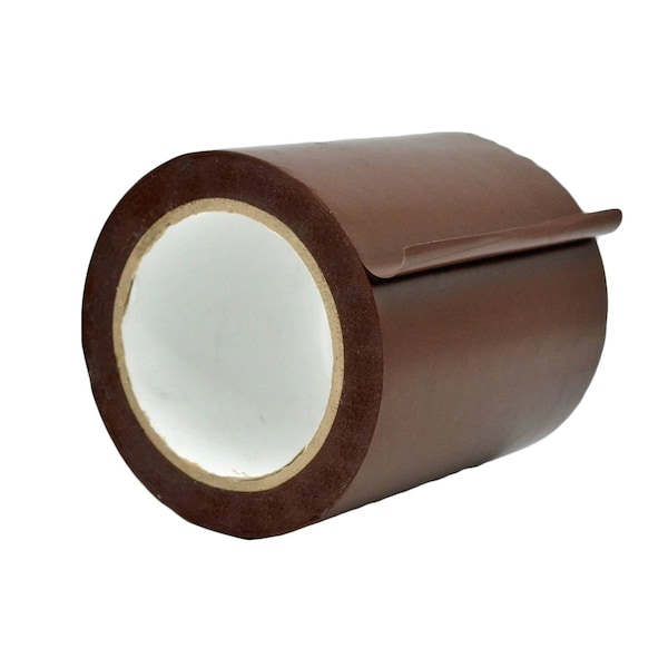 Wod Tape PVC, Dark Brown, 5 inch (120mm) W., 6 mil Thickness, 8 PK WOD VTC606-05000-8-60-DBR - main