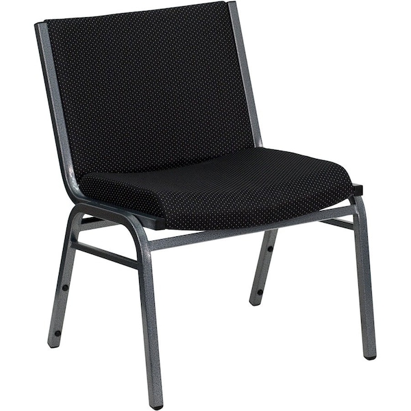 Flash Furniture Fabric Stack Chair, Black XU-60555-BK-GG - main