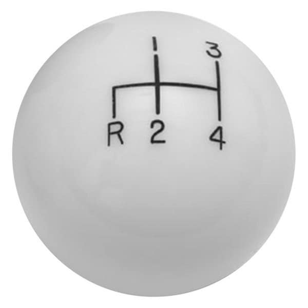 Lokar SK-6890 2 in. 4 Speed Shift Knob - Ivory LOKSK-6890 - main