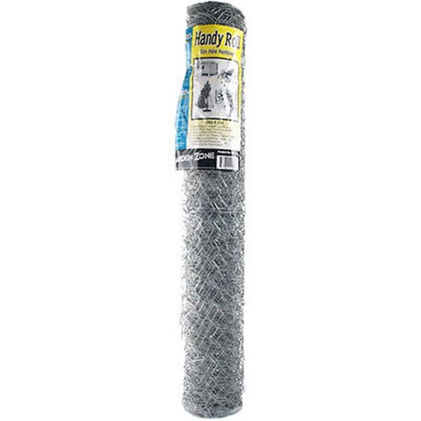 Garden Zone 48 in. x 25 ft. Galvanized Fence Hex Netting 31022 - main