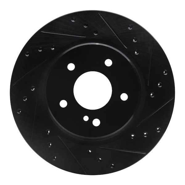 Dynamic Friction Co DFC Brake Rotor - Drilled and Slotted - Black 633-63040R - main