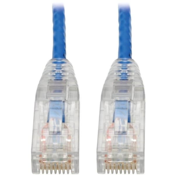Eaton TRIPP LITE SERIES CAT6 GIGABIT SNAGLESS SLIM UTP ETHERNET CABLE (RJ45 M/M) N201-S07-BL - main