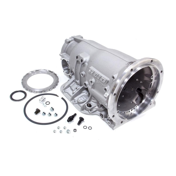 Newalthlete SFI 4.1 Super Hydra Transmission Case for GM Ford TH400 Off-Road, Natural - 2 Piece NE2458358 - main