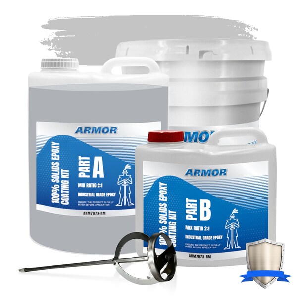 Armorpoxy 100% Solids Epoxy - 3 Gal - Medium Gray 231907 - main