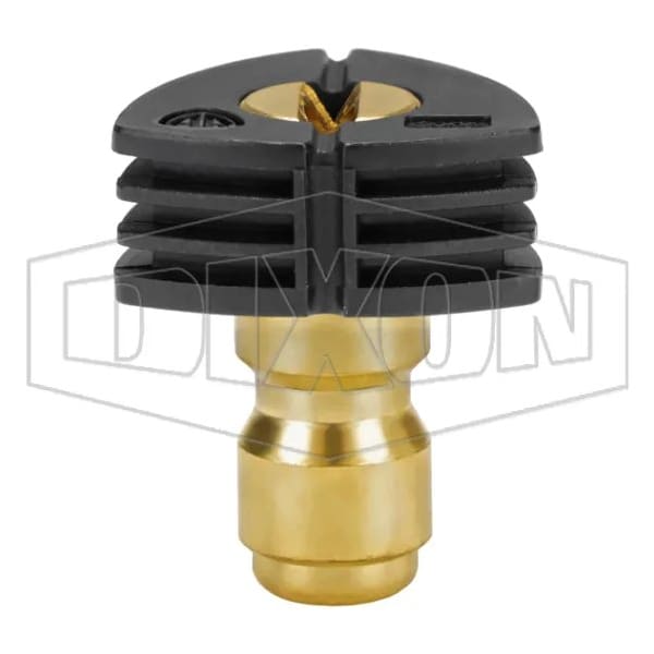 Dixon Quick Connect Soap Nozzle, No 40 Nozzle, 1/4 in Inlet, Straight Through Plug Connection NZ6540QCS - main