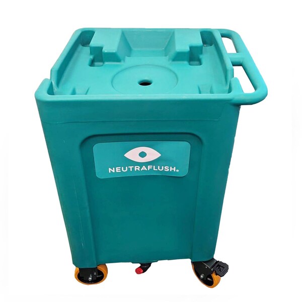 Aero Healthcare Rolling drain cart stand for 16 Gal Eyewash Station NFSCART01 - main