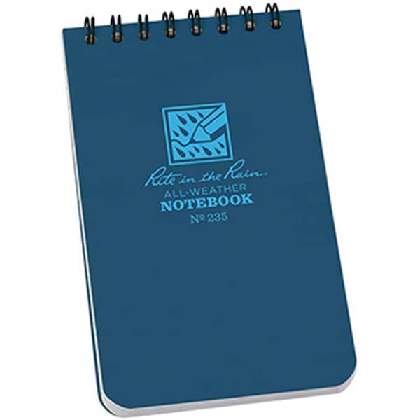 Rite In The Rain 3 x 5 in. Top Spiral Book Blue 359983 - main