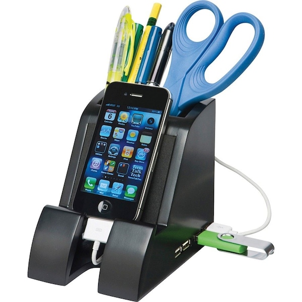 Victor Technology Pencil Holder, Black, 4.7" H PH600 - main