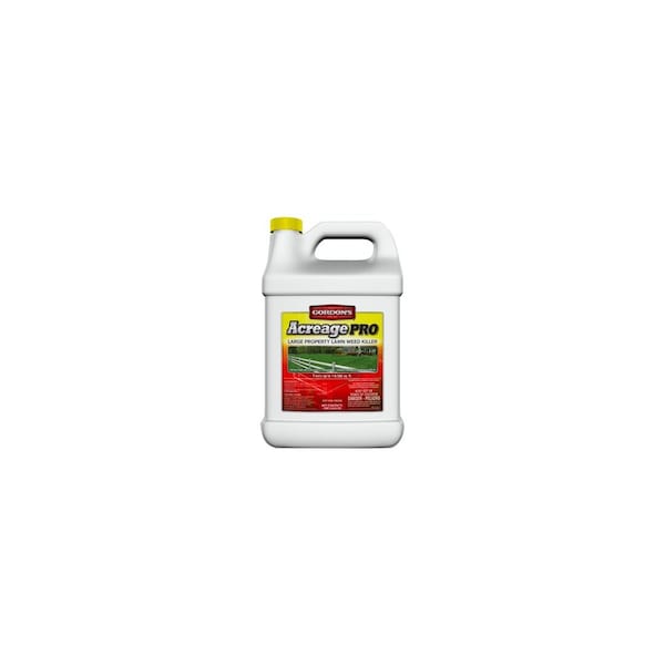 Gordons Acreage Pro Weed Killer, Liquid, Spray Application, 1 gal Black/Brown 8671076 - main