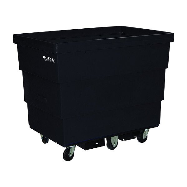 Royal Basket Trucks Cube Truck, Blk, Rubber G13-BKX-RFE-4HNN - main