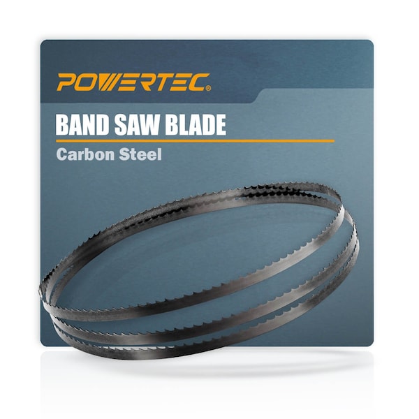 Powertec 59-1/2 in L, 1/4 in W, 14 TPI, High Carbon Steel, 0.014 in Thick 13103XN - main