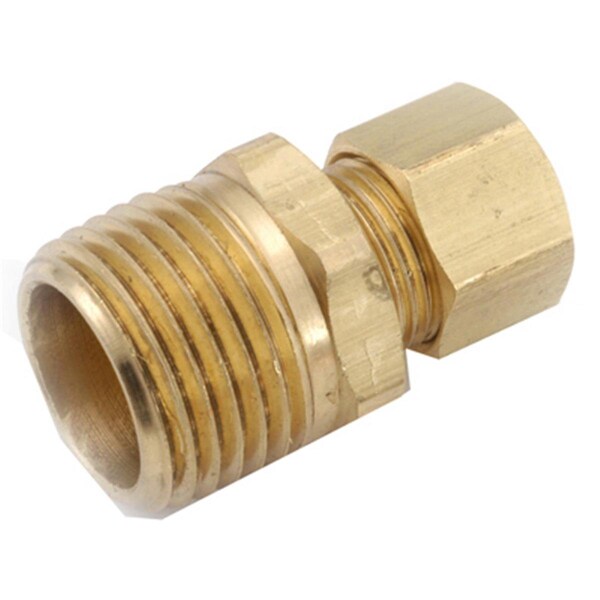 Gizmo 750068-0202 .13 In Compression x .13 in. Male Pipe Thread Brass Connector GI945922 - main