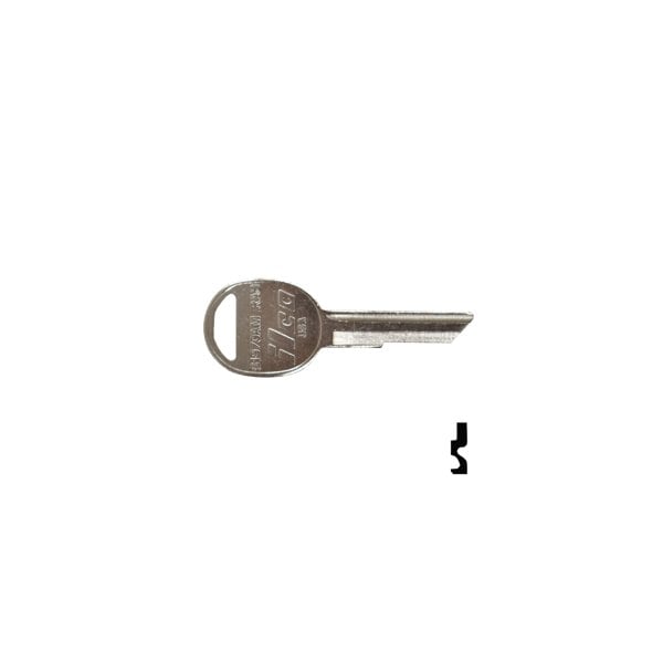 Ilco Unican Jeep Key Blank 320561 RA3, 10PK S1970AM - main
