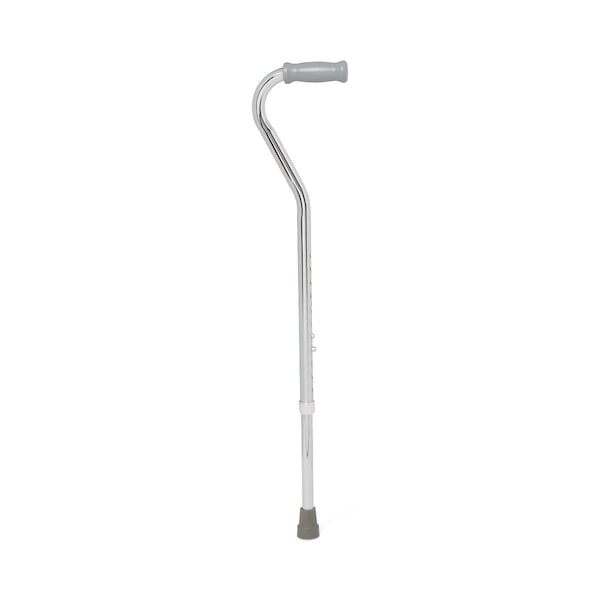 Medline Bariatric Offset Handle Cane, Chrome MDS86420XWCHR - main
