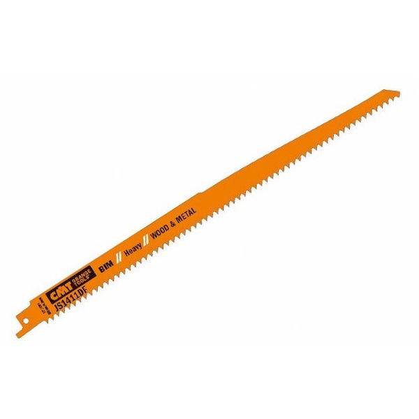 Cmt RECIPROCATING SAW BLADES for WOOD&METAL (BIM) 12inx 6TPI (5-PCS.) JS1411DF-5 - main