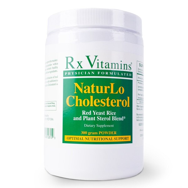 Rx Vitamins NaturLo Cholesterol Powder, Red Yeast Rice & Plant Sterol Blend, 300gm 2615 - main