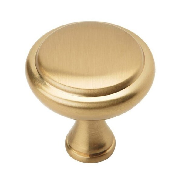 Amerock Arden Series BP37340-CZ Cabinet Knob, 1-1/4 in Projection, Zinc, Champagne Bronze, 6PK 6PK37340CZ - main