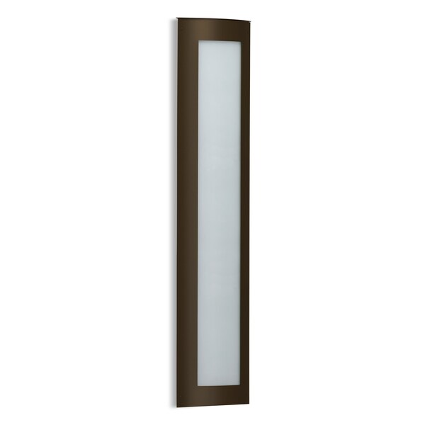 Besa Lighting Expo 38 Outdoor, White Acrylic, Bronze Finish, 1x48W LED EXPO38-WA-LED-BR - main