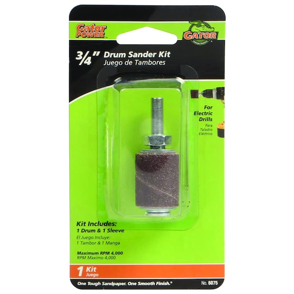 Gator Finishing 0 .75 x 1 in. Drum Sanding Kit, 50 Grit 6075 - main