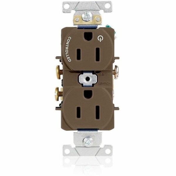 Leviton Dup Rec 15A 125V 1MCtrl Self-Gr Ivr 5262-S1 - main