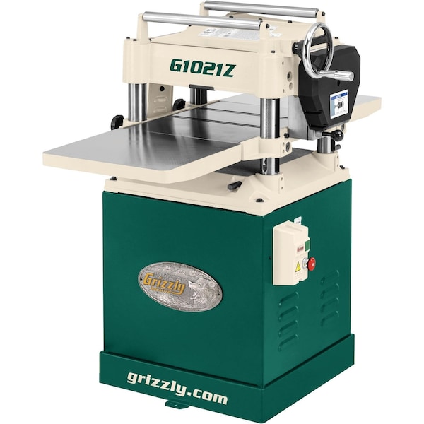 Grizzly 15" 3 HP Planer with Cabinet Stand G1021Z - main