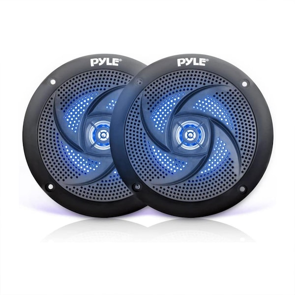 Pyle Waterproof Rated Marine Speakers, Black PLMRS43BL - main