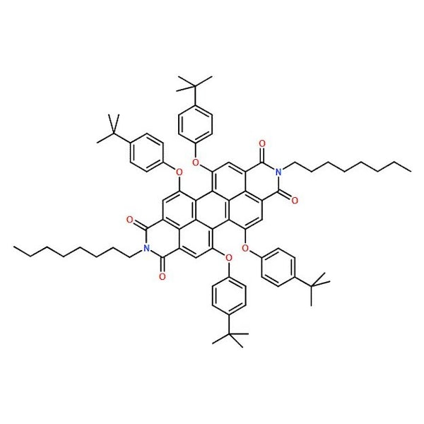 Ak Scientific N, N-Dioctyl-1, 6, 7, 12-Tetra-tert-butylphenoxyperylene-3, 4, 9, 10-tetracarboxylic dianhydride (100mg), S097-100mg - main