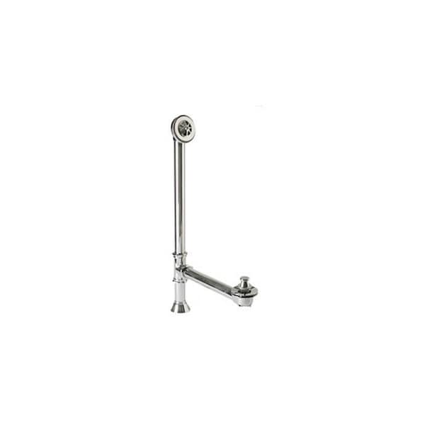 Mountain Plumbing Clawfoot Bath Waste and Overflow Lift/Turn Trim Kit, Brass, in Matte Black BDLTCFT22/MB - main