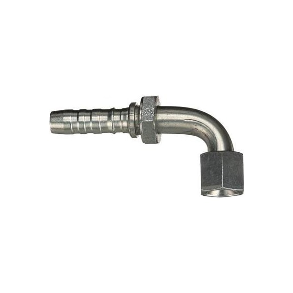 Gates Female JIC 37 Flare Swivel - 90 Bent Tube GlobalSpiral G20180-0810 - main