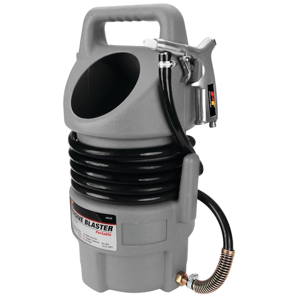 Performance Tool Portable Abrasive Blaster Kit, 50lb Hopper, Aluminum Blast Gun, 15' Hose M549 - main