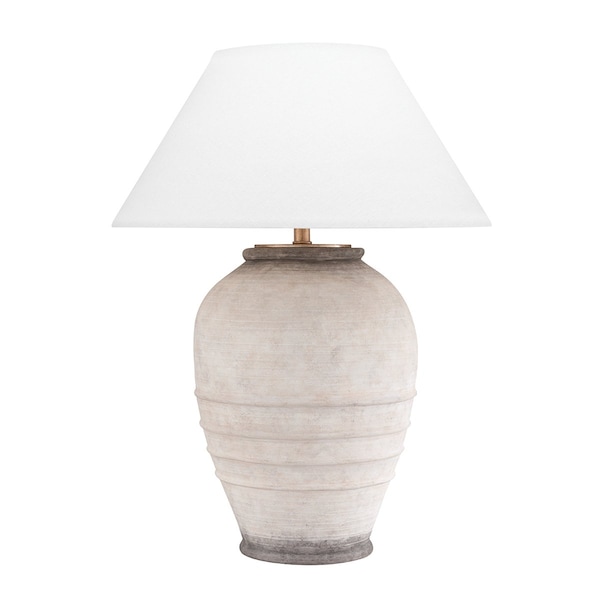Hudson Valley Lighting Decatur 1 Light Table Lamp 21 In. Ash L1371-ASH - main