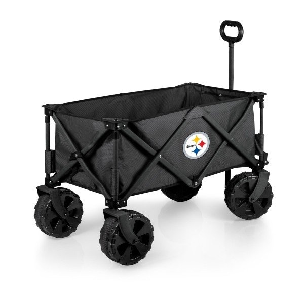 Picnic Time Family Of Brands NFL Pittsburgh Steelers - Adventure Wagon Elite All-Terrain Portable Utility Wagon 741-85-679-254-2 - main