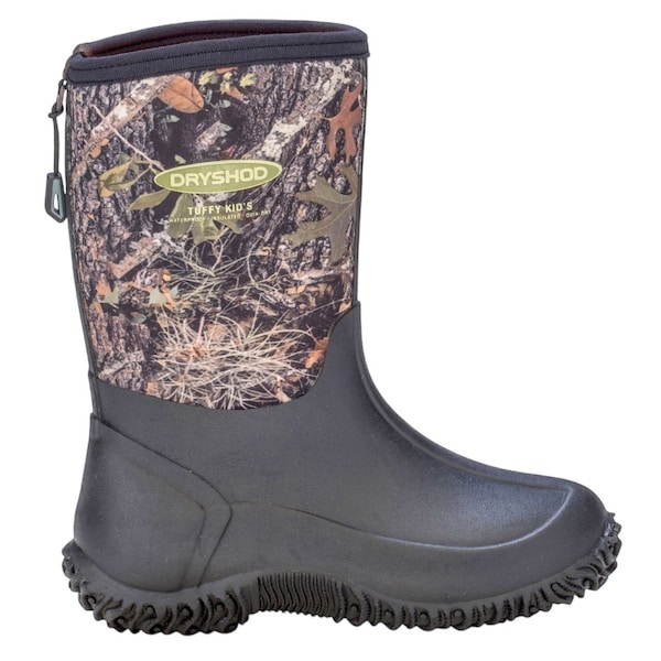 Dryshod Tuffy Outdoor Rubber Sport Boot, Waterproof, Camo, Children, Size 13 TUF-KD-CM-013 - main